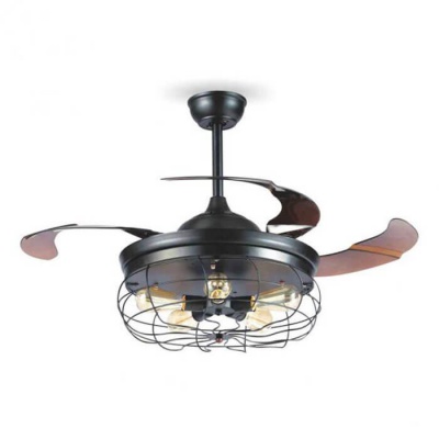 Quạt trần cánh xếp đèn led Sinwa XD206